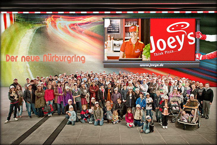 joey's pizza / gruppenbild nürburgring